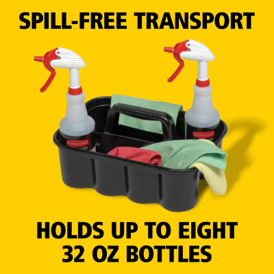 Carry Caddy 15X10.9X7.4 IN Black Plastic Deluxe 1/Each