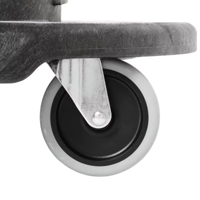 Brute® Trash Can Dolly 45.06X20.75X8.5 IN 400 LB Black Resin Tandem Swivel 1/Case