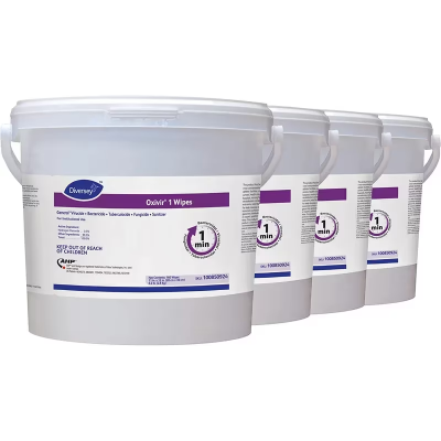 Oxivir® 1 One-Step Disinfectant Multi Surface Wipe Accelerated Hydrogen Peroxide (AHP®) 160 Count/Pack 4 Packs/Case