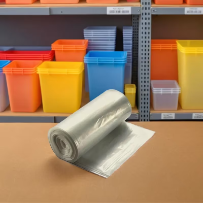 Victoria Bay Can Liner 40X46 IN 40-45 GAL Clear LLDPE 1.25MIL Roll 100/Case