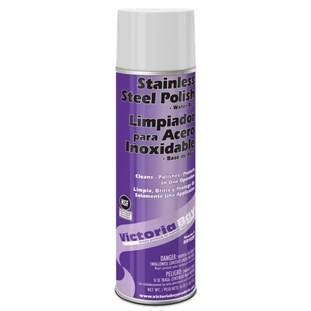Victoria Bay WB Stainless Steel Cleaner 16 FLOZ 12/Case
