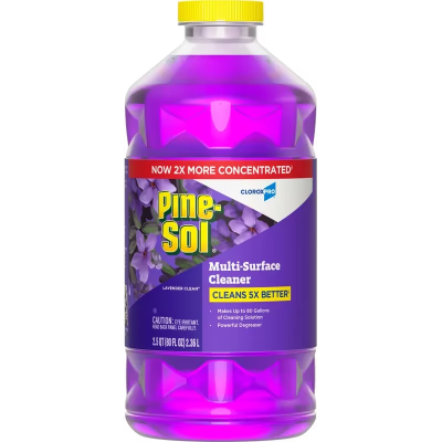 Pine-Sol® Lavender All Purpose Cleaner Deodorizer 80 OZ Multi Surface 3/Case