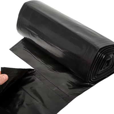 Victoria Bay Can Liner 43X48 IN Black Plastic 16MIC 200/Case