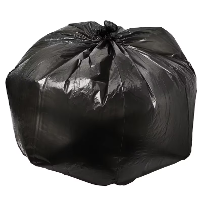 Victoria Bay Can Liner 43X48 IN Black Plastic 16MIC 200/Case