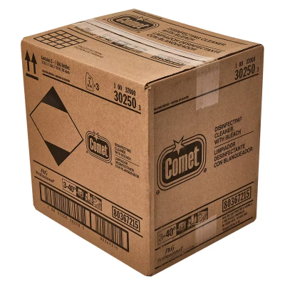 Comet With Bleach All Purpose Cleaner Disinfectant 1 GAL Multi Surface Concentrate Closed Loop Bleach 3/Case