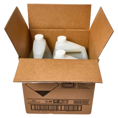 Comet With Bleach All Purpose Cleaner Disinfectant 1 GAL Multi Surface Concentrate Closed Loop Bleach 3/Case