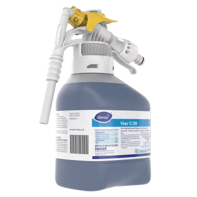 Virex® II 256 Mint One-Step Disinfectant Deodorizer 1.5 L Multi Surface Liquid RTD Quat 2/Case