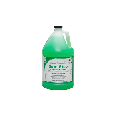SparClean® Sure Step™ 59 Clean Scent Floor Cleaner 1 GAL Neutral Concentrate Enzymatic 4/Case