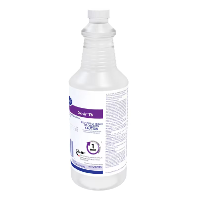 Oxivir® Tb One-Step Disinfectant 32 FLOZ Multi Surface Liquid RTU Accelerated Hydrogen Peroxide (AHP®) 12/Case