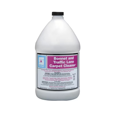Bonnet & Traffic Lane Floral Carpet Cleaner Bonnet 1 GAL Alkaline Concentrate Fast Drying 4/Case