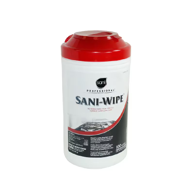 Sani-Wipe® Disinfectant Wipe Alcohol 100 Count/Pack 6 Packs/Case 600 Count/Case