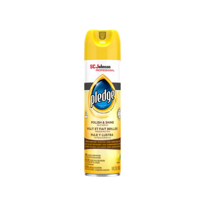 Pledge® Lemon Dust & Allergen Furniture Cleaner 14.2 FLOZ Multi Surface Aerosol 6/Case
