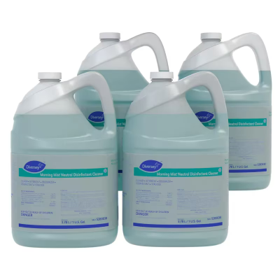 Morning Mist® Fresh Scent One-Step Disinfectant 1 GAL Multi Surface Liquid Concentrate Quat 4/Case