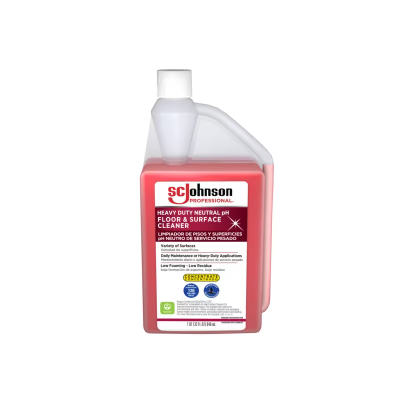 SC Johnson Professional® Fresh Scent Floor Cleaner 32 FLOZ Heavy Duty Daily Neutral Concentrate 6/Case