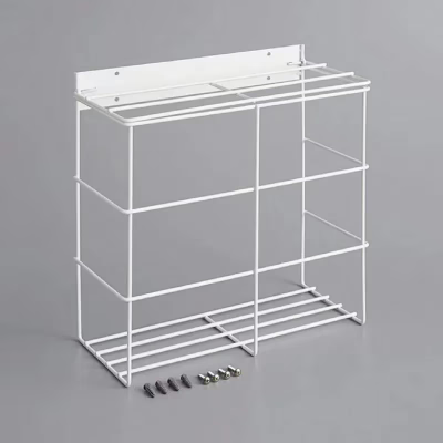 Storage Rack 1 GAL 2 CT Plastic F-Style Lockable 1/Each