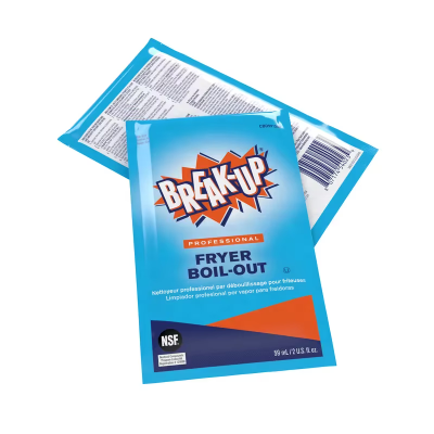 Suma® Break-Up® Boil-Out Fryer Cleaner 2 FLOZ Non-Caustic Liquid RTU Kosher 36/Case