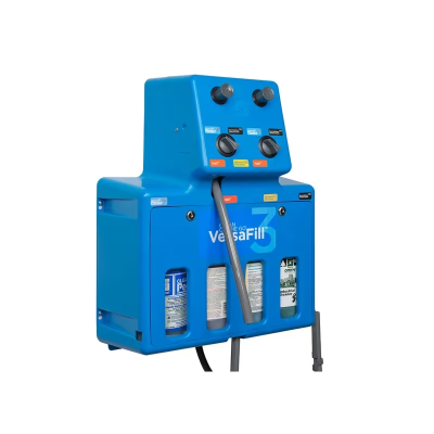 Clean on the Go® VersaFill® Chemical Management System 4 Product Plastic Blue Wall Mount, Locking 1/Each