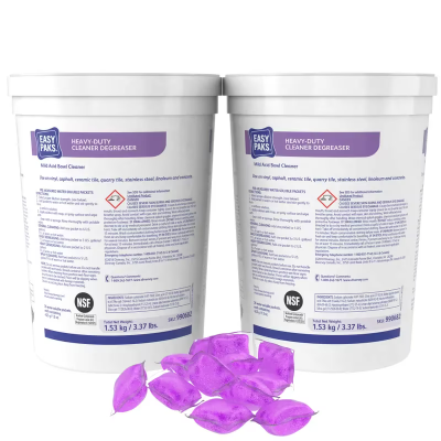 Easy Paks® Cleaner & Degreaser Multi Surface Heavy Duty Powder RTU Heavy Duty 36 Count/Pack 1 Packs/Case 36 Count/Case