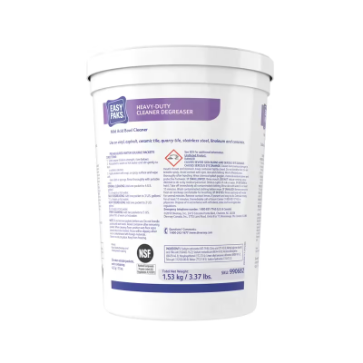 Easy Paks® Cleaner & Degreaser Multi Surface Heavy Duty Powder RTU Heavy Duty 36 Count/Pack 1 Packs/Case 36 Count/Case