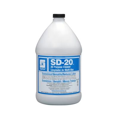 SD-20® Citrus Scent All Purpose Cleaner Degreaser Deodorizer 1 GAL Multi Surface Concentrate 4/Case