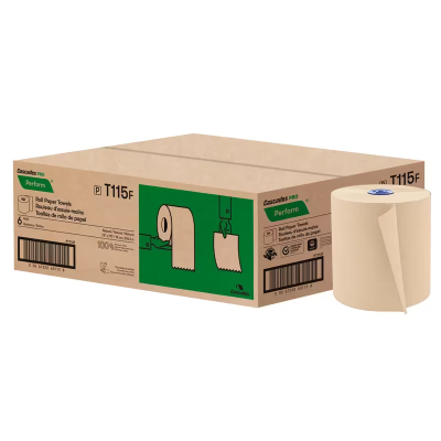 Cascades PRO Perform Roll Paper Towel Kraft Standard Roll 6 Rolls/Case