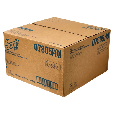 Scott® Essential Toilet Paper & Tissue Roll 3.55IN X1000FT 2PLY White Core Jumbo (JRT) 1000 Sheets/Roll 12 Rolls/Case