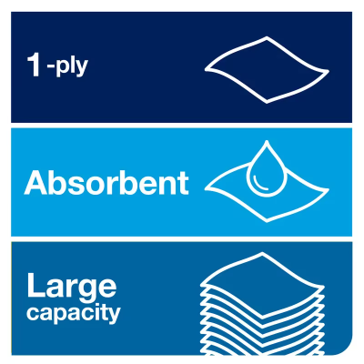 Tork Matic® Roll Paper Towel H1 7.68IN X900FT White Hardwound Refill 7.25IN Roll 6 Rolls/Case