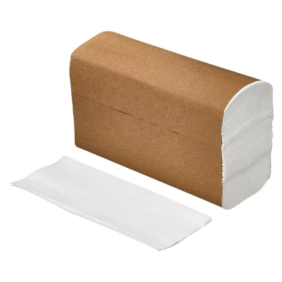 Victoria Bay Folded Paper Towel 9.5X8.11 IN 1PLY Virgin Paper Multifold Embossed 250 Sheets/Pack 16 Packs/Case 77 Cases/Pallet