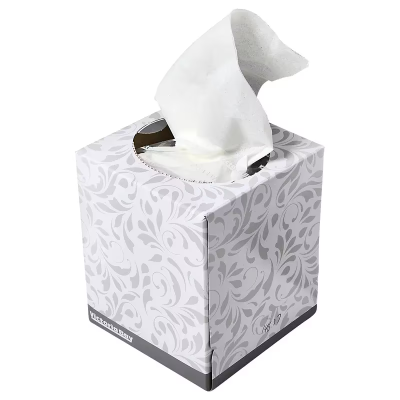 Victoria Bay Facial Tissue 2PLY Virgin Pulp White Cube Box 90 Sheets/Pack 36 Packs/Case