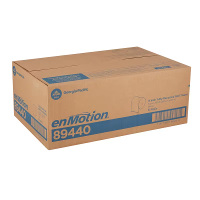 enMotion® Roll Paper Towel 8.2X8.2 IN 700 FT 1PLY Kraft Standard Roll EPA Indicator 7.35IN Roll 6 Rolls/Case
