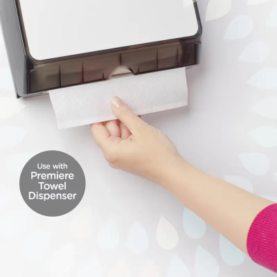 Kleenex® ScottFold Folded Paper Towel 7.8X12.4 IN White 120 Sheets/Pack 25 Packs/Case 3000 Sheets/Case