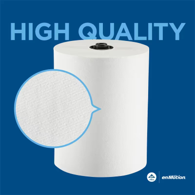 enMotion® Roll Paper Towel Flex 8X8.2 IN 550 FT 1PLY White Standard Roll 6.7IN Roll 6 Rolls/Case