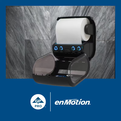 enMotion® Roll Paper Towel Flex 8X8.2 IN 550 FT 1PLY White Standard Roll 6.7IN Roll 6 Rolls/Case