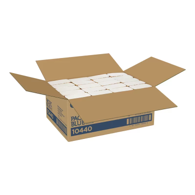 Safe-T-Gard® Door Tissue 10X4 IN 2PLY White 1/4 Fold Refill 200 Sheets/Pack 40 Packs/Case 8000 Sheets/Case