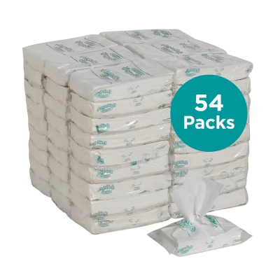 Angel Soft Professional® Facial Tissue 7.8X8.3 IN 2PLY White 1/2 Fold 96 Sheets/Pack 54 Packs/Case 5184 Sheets/Case