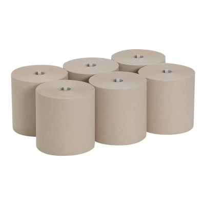 Sofpull® Roll Paper Towel 7.8X7.87 IN 1000 FT 1PLY Kraft Hardwound 7.8IN Roll 6 Rolls/Case