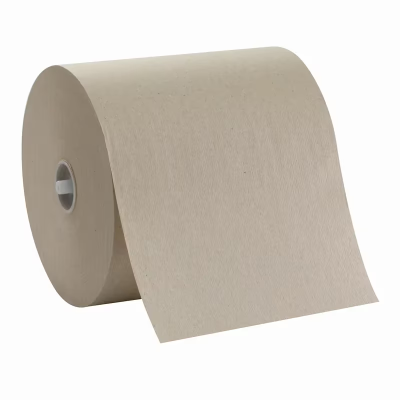 Sofpull® Roll Paper Towel 7.8X7.87 IN 1000 FT 1PLY Kraft Hardwound 7.8IN Roll 6 Rolls/Case