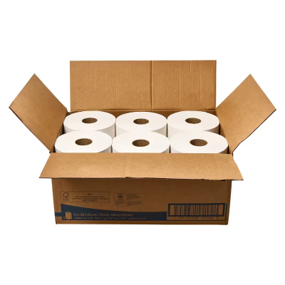 Scott® Roll Paper Towel 8X8 IN 580 FT White Hardwound Slim Roll Core 580 Sheets/Roll 6 Rolls/Case 3480 Sheets/Case