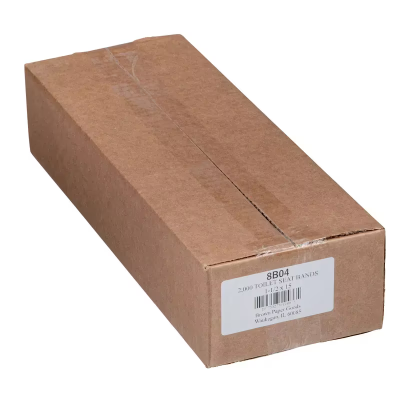 Toilet Seat Band 15X1.5 IN White Sparkling Clean Design 2000/Case