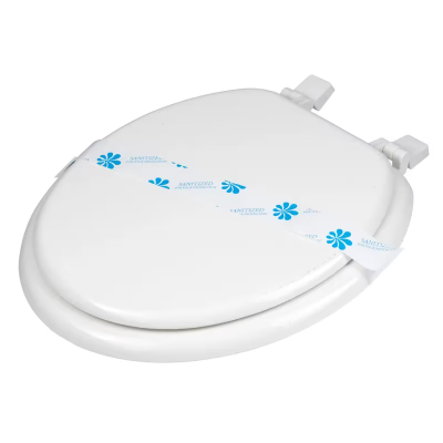 Toilet Seat Band 15X1.5 IN White Sparkling Clean Design 2000/Case