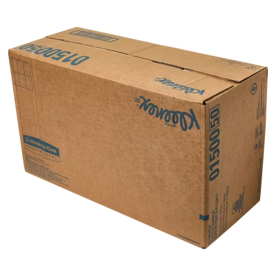 Kleenex® Folded Paper Towel 10.12X13.15 IN White C-Fold 150 Sheets/Pack 16 Packs/Case 2400 Sheets/Case