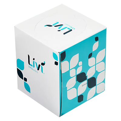 Livi® Facial Tissue 2PLY White Cube Box 36/Case