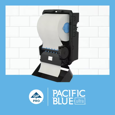 Pacific Blue Ultra™ Roll Paper Towel 7.8X7.875 IN 1150 FT 1PLY White Standard Roll 1.563IN Core Diameter 6/Case