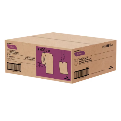 Cascades PRO Roll Paper Towel 7.8IN 800 FT Kraft Embossed Standard Roll 2IN Core Diameter 6 Rolls/Case