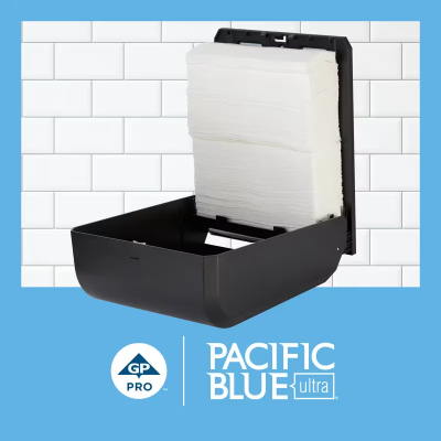 Pacific Blue Ultra™ Folded Paper Towel 10.8X8 IN 1PLY White 1/2 Fold 260 Sheets/Pack 10 Packs/Case 2600 Sheets/Case