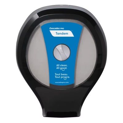 Tandem® Toilet Paper Dispenser Tandem Black Jumbo (JRT) 1/Each