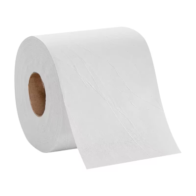 Pacific Blue Basic Toilet Paper & Tissue Roll 4X3.8 IN 2PLY White Standard EPA Indicator 1000 Sheets/Roll 48 Rolls/Case