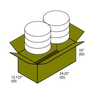 Ultra Toilet Paper & Tissue Roll 2PLY White Jumbo (JRT) 12IN Roll 6 Rolls/Case