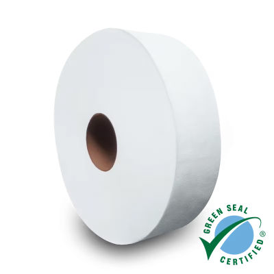 Ultra Toilet Paper & Tissue Roll 2PLY White Jumbo (JRT) 12IN Roll 6 Rolls/Case