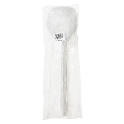 Bristles Toilet Bowl Mop Plastic Acrylic White Round 1/Each